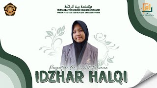 IDHAR HALQI HALAQOH SIGOR  DINDA [upl. by Mairhpe]