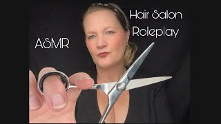 ASMR German • the most tingly HaircutHair Salon Roleplay • Relaxing Personal Attention • brushing [upl. by Obnukotalo]