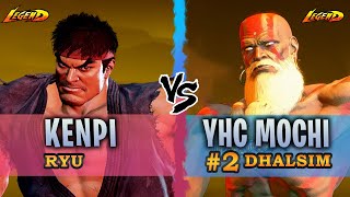 SF6 ▰ Ryu  kenpi  Vs Ranked 2 Dhalsim  YHC Mochi 『 Street Fighter 6 』 [upl. by Strauss]