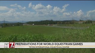 Preparations for World Equestrian Games [upl. by Ydieh878]