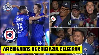 CRUZ AZUL FINALISTA Así REACCIONARON sus aficionados FINAL de Liga MX vs América  Futbol Picante [upl. by Bathsheeb]