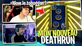 Michou teste mon Nouveau Deathrun en avant première sur Fortnite Créatif  Il le graille [upl. by Airekal805]