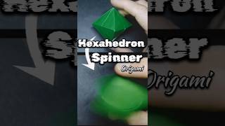 Spinner Origami  Paper Spinner  How to make paper Spinner  Easy way to make paper Spinner toy [upl. by Inohtna]