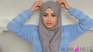 Quick and Simple Hijab Style [upl. by Llerdna359]