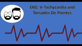 EKG Series Ventricular Tachycardia VTach and Torsades De Pointes Torsades [upl. by Ardnuahs]