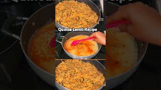 Quinoa lentil recipe recipe cooking healthy [upl. by Ancelin]