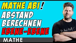 Abstand EbeneEbene mit HNF berechnen  Mathe Abi einfach erklärt [upl. by Trub]