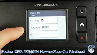 Brother MFCJ6530DW How to do Printhead Cleaning Cycles and Improve Print Quality [upl. by Imeaj]