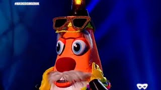 Traffic Cone UNMASKED As FAMOUS SINGER Masked Singer UK S3 [upl. by Ayikur]