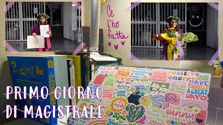 PRIMO GIORNO DI MAGISTRALE  VLOG 🩷 studyvlog vlog  Mars’s diary [upl. by Aranat999]