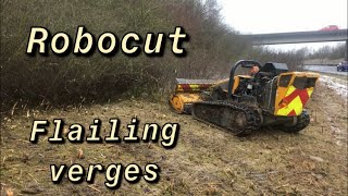 McConnel Robocut verge cutting [upl. by Lightfoot]