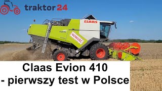 Claas Evion 410  pierwszy test w Polsce [upl. by Rockefeller378]