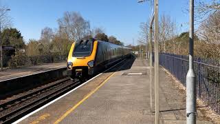 Trains at Hinton Admiral 2421 [upl. by Hey847]