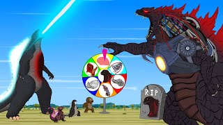 EVOLUTION of BIOLOGICAL GODZILLA EARTH King of Monsters  Resurrection of Godzilla  FUNNY CARTOON [upl. by Amersham270]