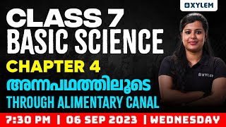 Class 7 Basic Science  Chapter 4  Through Alimentary Canal  അന്നപഥത്തിലൂടെ  Xylem Class 7 [upl. by Tihom]