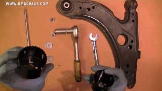 How to Remove a Wishbone Bushing with DIY Homemade Tool [upl. by Atsira]