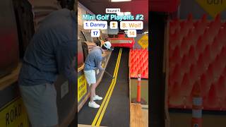 Hole 8 1 Danny vs 8 Wolf Round 1  Mini Golf Playoffs 2 minigolf [upl. by Fernald]