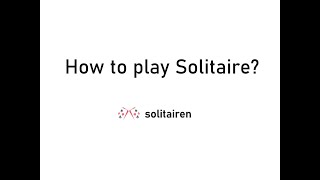 How to play Solitaire Free Online  solitaire card game [upl. by Mariejeanne]