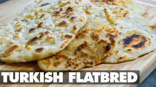 Turkish Flatbread Recipe for Beginners Easy Turkish Bread Recipe [upl. by Clementina583]