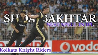 Shoaib Akhtar Bowling in the IPL 2008  KKR vs Delhi [upl. by Aiuqat]