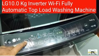 LG THD10SWP 100 Kg Inverter WiFi Fully Automatic Top Load Washing Machine demo everything explain [upl. by Leirej]