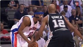 Richard Hamilton Breaks Out vs Bruce Bowen in 2005 Finals 24 Points [upl. by Ennalyrehc597]