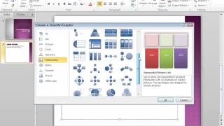 Add SmartArt Diagrams to Your Presentations [upl. by Whetstone]