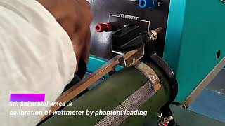 calibration of wattmeter by phantom loading [upl. by Wallie]