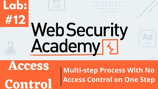 Multistep Process With No Access Control on One Step  PortSwigger Video solution [upl. by Esinnej]