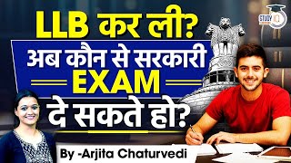 Top Government Job Exams for Law Students after LLB  Explore Career Pathways  Govt Exams after LLB [upl. by Shadow]