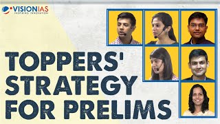 Toppers Strategy for Prelims [upl. by Enitnemelc859]