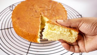 Homemade Hot Milk Cake  Super Soft Cake Recipe [upl. by Yantruoc]