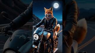 Chill Night Vibes A Foxs Dream Drive  Paws viralvideo animals pets birds [upl. by Chader487]