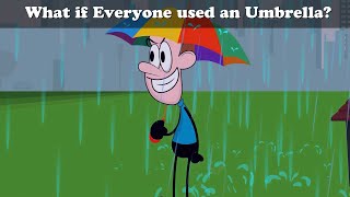 What if Everyone used an Umbrella  more videos  aumsum kids cartoon whatif [upl. by Icnan]