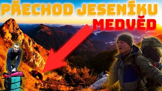 Přechod jeseníku POTKALI JSME MEDVĚDA vlog [upl. by Trude789]