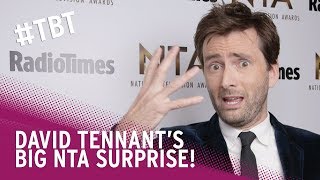 David Tennant Reacts to SHOCK NTA Win  Throwback Thursday [upl. by Alanah]