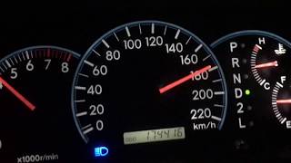 Toyota altis 16 top speed [upl. by Allerym]