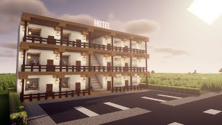 How to build a mini hotel in Minecraft 118 [upl. by Reffotsirk340]