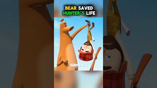 Bear saved the Hunter from dying 🐻 movie shorts [upl. by Enomahs]