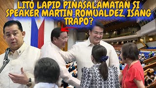 Lito Lapid pinasalamatan si speaker martin romualdez sa kanyang pinaka unang speech isang trapo [upl. by Oniluap]