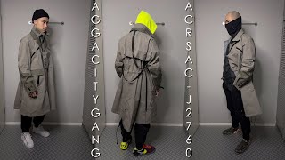 Sacai x Acronym Review of the SACJ2760 Trench  Sacai Extras [upl. by Ailehc]