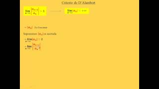 31  Criterio de DAlambert  CBC  UBA [upl. by Licko]