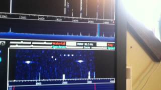 Yaesu FT450D and HDSDR [upl. by Ahtnahc688]