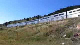 Amtrak California Zephyr Near Big 10 Curve [upl. by Noet76]