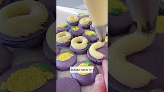 Blueberry and lemon cheesecake macarons macaron [upl. by Thedric]