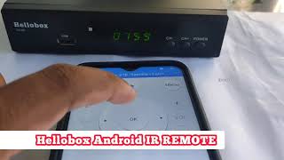 Hellobox IR Android remote  Hellobox 8 Hellobox V5 Hellobox V5 Plus Hellobox 6 all supporting [upl. by Nikolas]