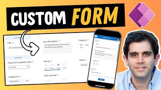 Customize Power Apps Forms using Modern Controls  Build Responsive Forms [upl. by Nicolina]