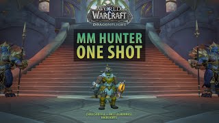 MM Hunter 1 Shot WoW Dragonflight Highlights Lone Wolf Build  WOW PVP  Tigastite [upl. by Eidaj]