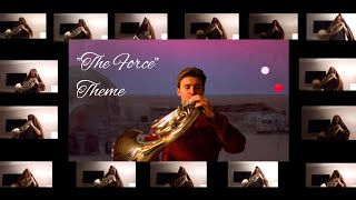 Star Wars quotThe Forcequot Theme for 16 French Horns [upl. by Emera697]