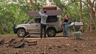 Beautiful remote campsite at Emsos river at Lake Bogoria [upl. by Schlessel113]